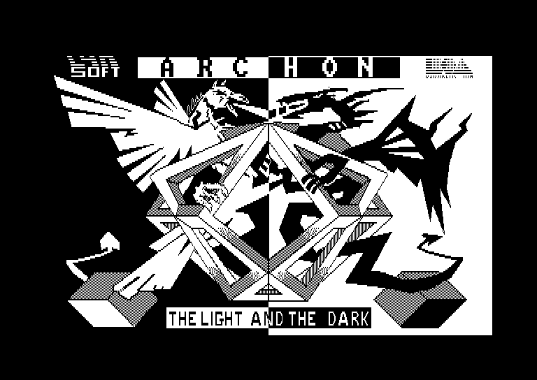 screenshot of the Amstrad CPC game Archon Collection (the)