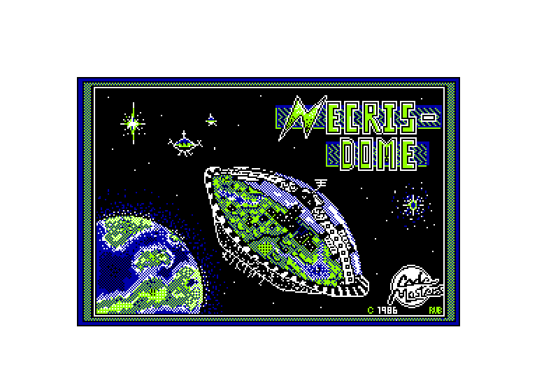 screenshot of the Amstrad CPC game Necris-dome (the)