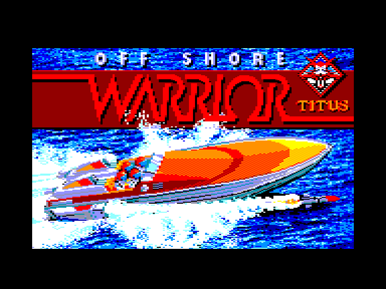 screenshot of the Amstrad CPC game Off shore warrior