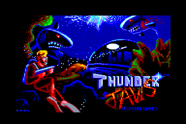 screenshot of the Amstrad CPC game Thunder Jaws