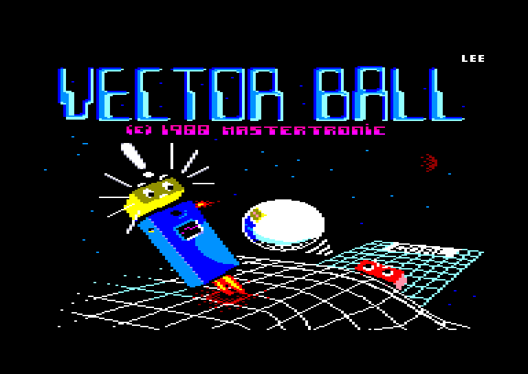 screenshot du jeu Amstrad CPC Vector Ball