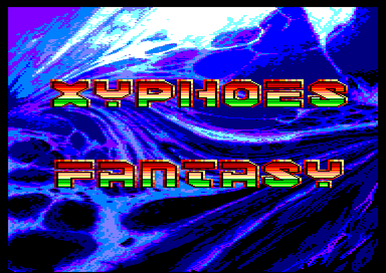 screenshot of the Amstrad CPC game Xyphoes Fantasy