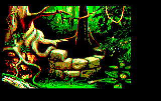 1st screenshot of a possible Maupiti island Amstrad CPC game