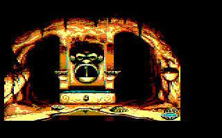 6th screenshot of a possible Maupiti island Amstrad CPC game