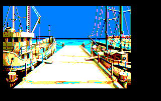 8th screenshot of a possible Maupiti island Amstrad CPC game