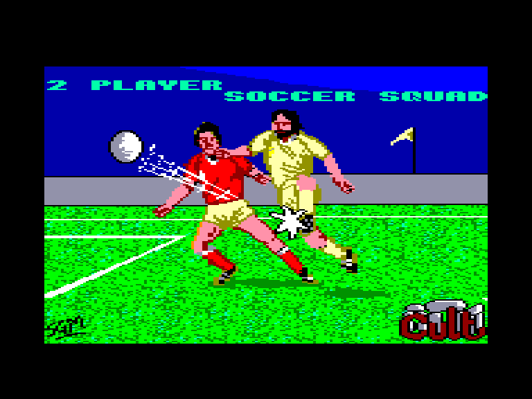 screenshot du jeu Amstrad CPC 2 Player Soccer Squad