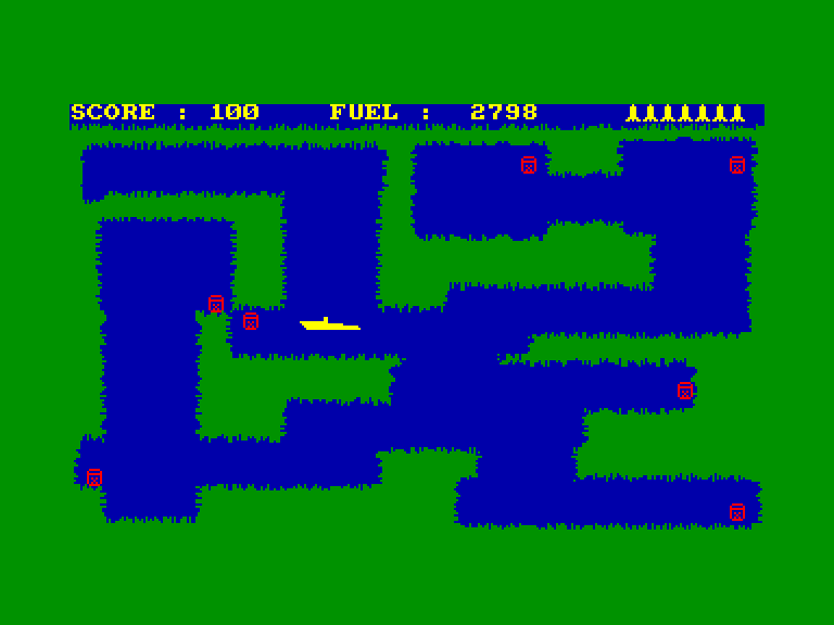 screenshot du jeu Amstrad CPC 20 000 Pieux sous les Mers