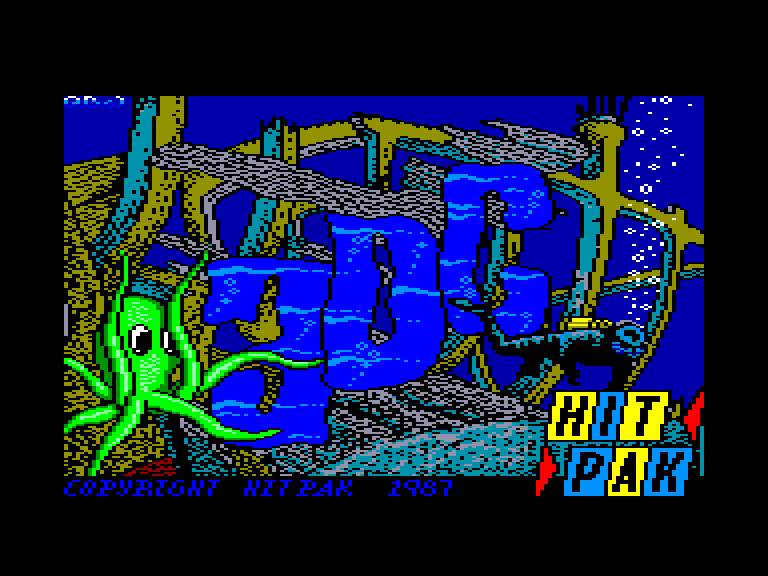 screenshot of the Amstrad CPC game 3dc