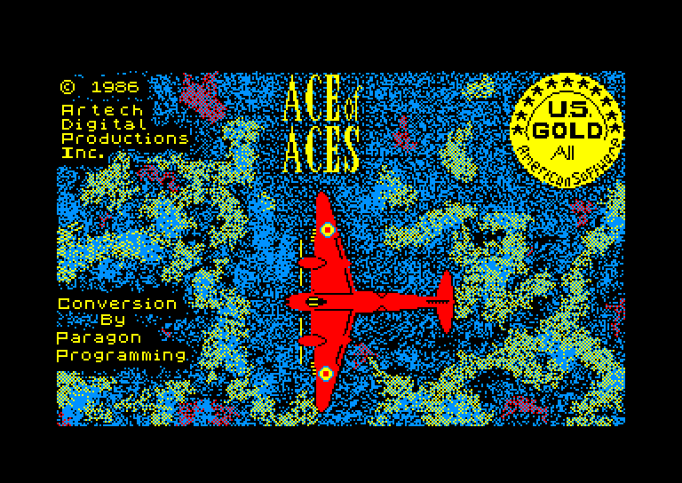 screenshot du jeu Amstrad CPC Ace of aces