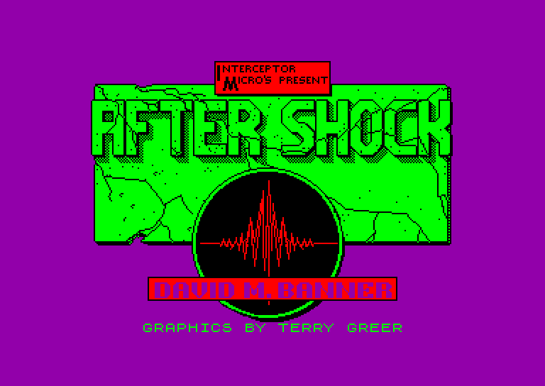screenshot of the Amstrad CPC game After Shock