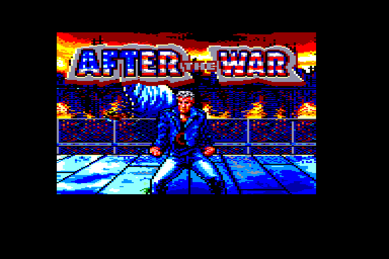 screenshot of the Amstrad CPC game After the War
