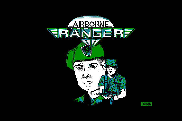 screenshot du jeu Amstrad CPC Airborne ranger