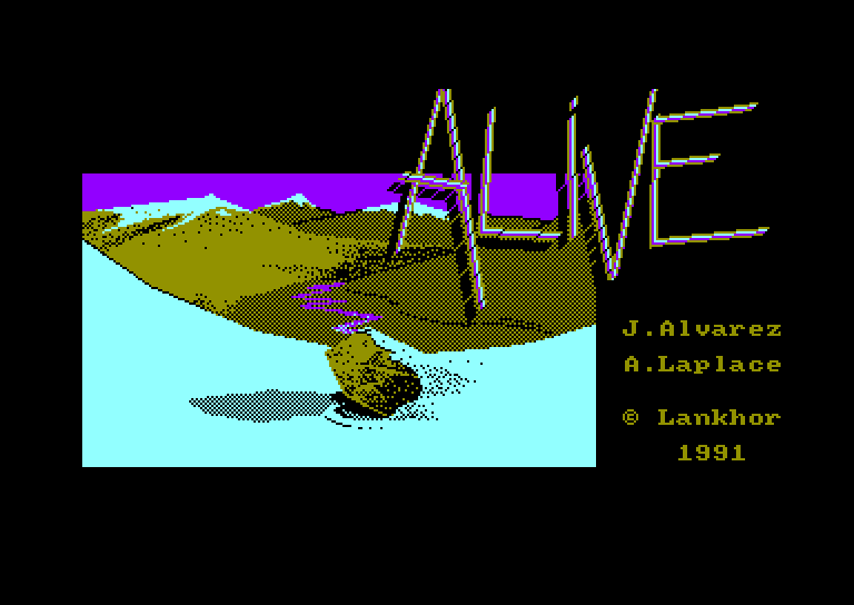 screenshot of the Amstrad CPC game Alive