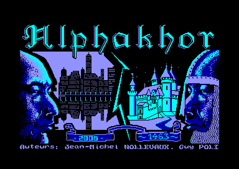 screenshot du jeu Amstrad CPC Alphakhor