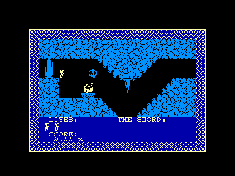 screenshot of the Amstrad CPC game Anduril