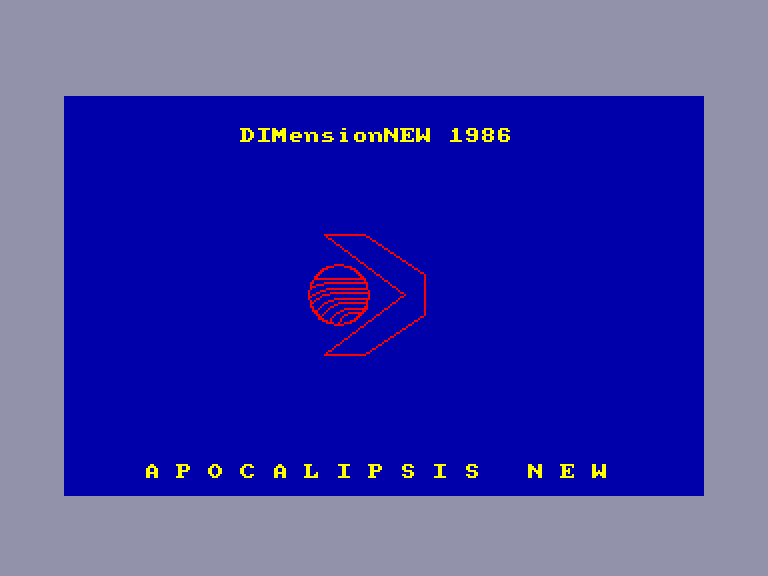 screenshot du jeu Amstrad CPC Apocalipsis New