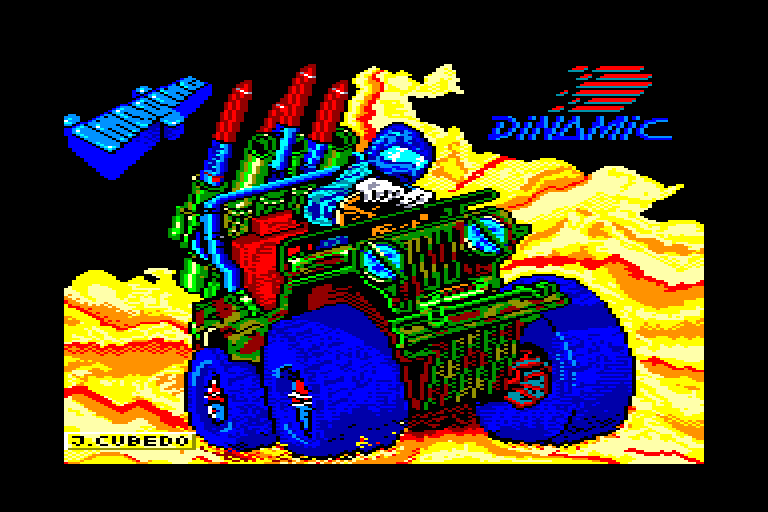 screenshot of the Amstrad CPC game Army Moves