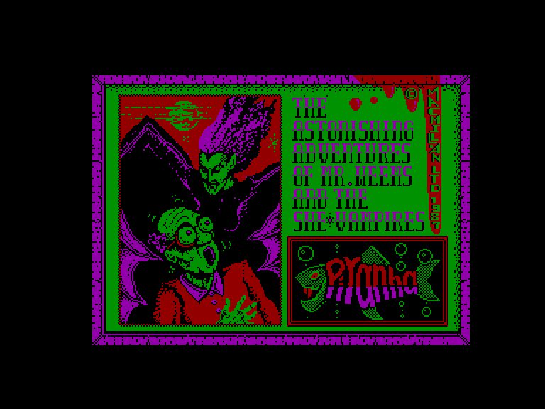 screenshot du jeu Amstrad CPC Astonishing Adventures of Mr Weems and the She Vampires