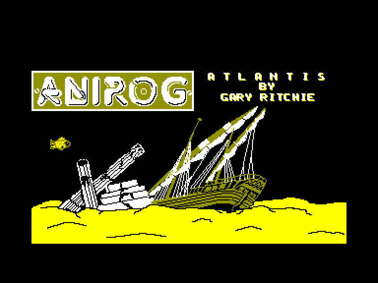screenshot du jeu Amstrad CPC Atlantis