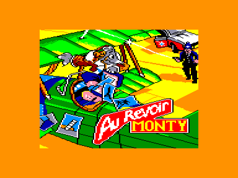 screenshot du jeu Amstrad CPC Au Revoir Monty
