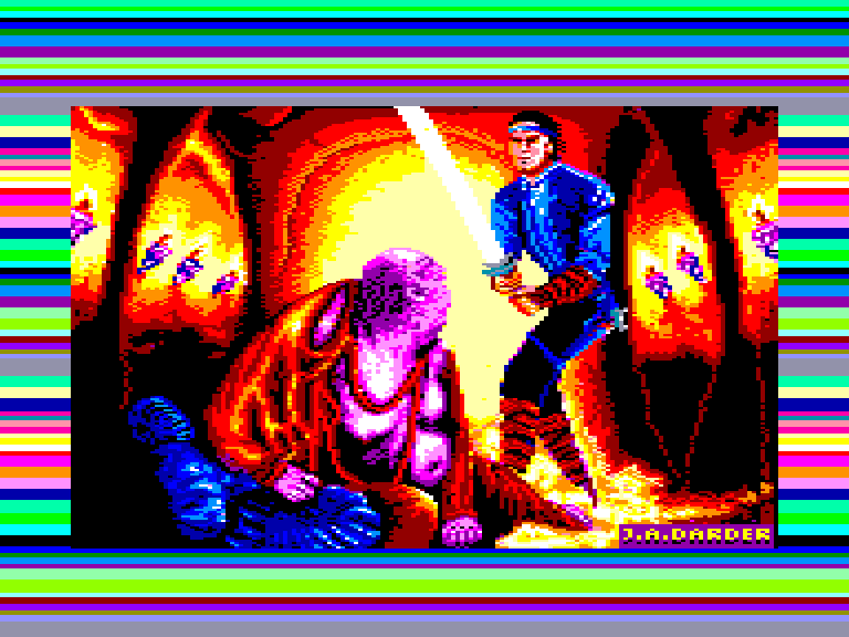 screenshot of the Amstrad CPC game Aventura Original (la)