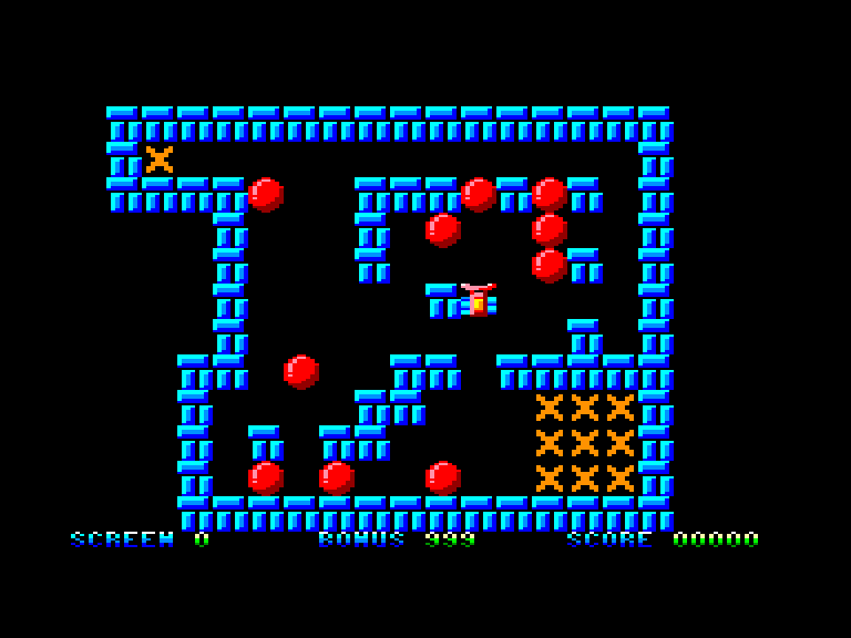screenshot du jeu Amstrad CPC Balldozer