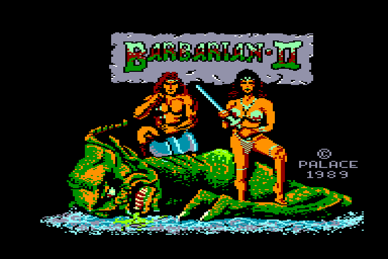 screenshot du jeu Amstrad CPC Barbarian II