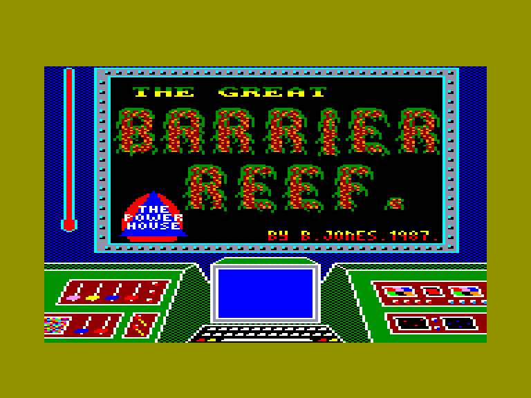 screenshot du jeu Amstrad CPC Great barrier reef (the)