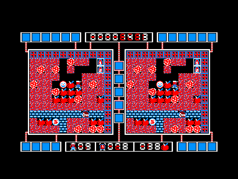 screenshot of the Amstrad CPC game Barthels Dash