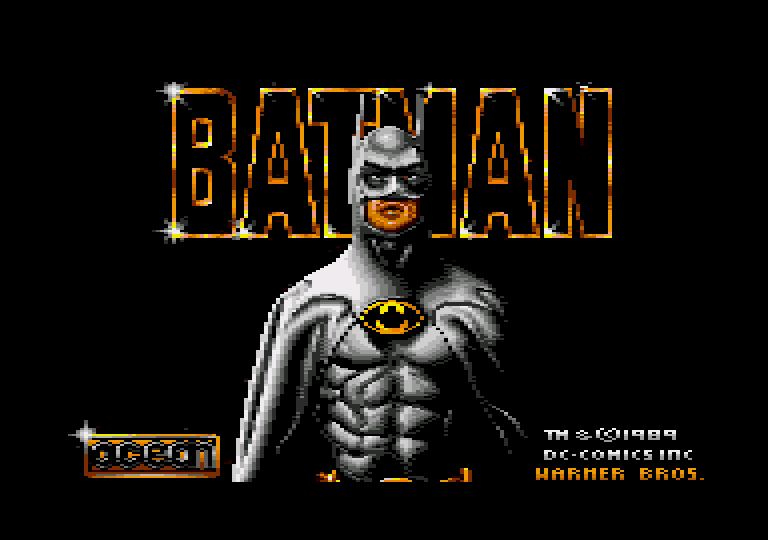 screenshot of the Amstrad CPC game Batman
