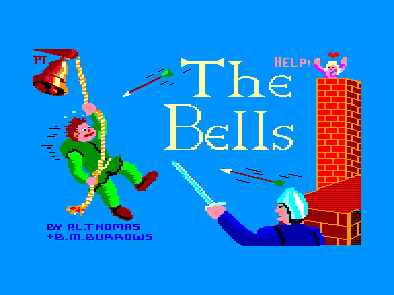 screenshot du jeu Amstrad CPC Bells (the)