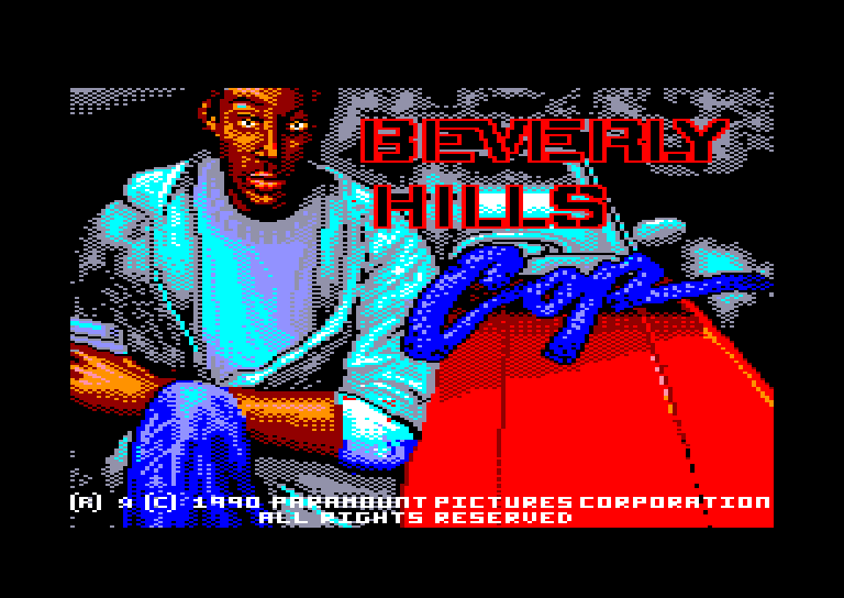 screenshot du jeu Amstrad CPC Beverly Hills Cop