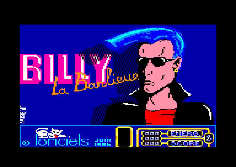 screenshot du jeu Amstrad CPC Billy la banlieue