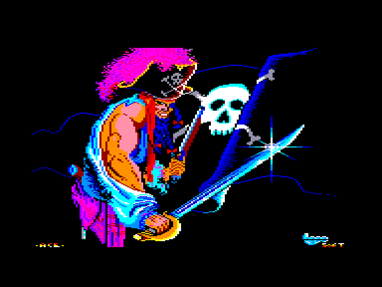screenshot of the Amstrad CPC game Black beard