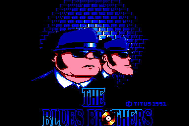 screenshot of the Amstrad CPC game Blues Brothers (the)