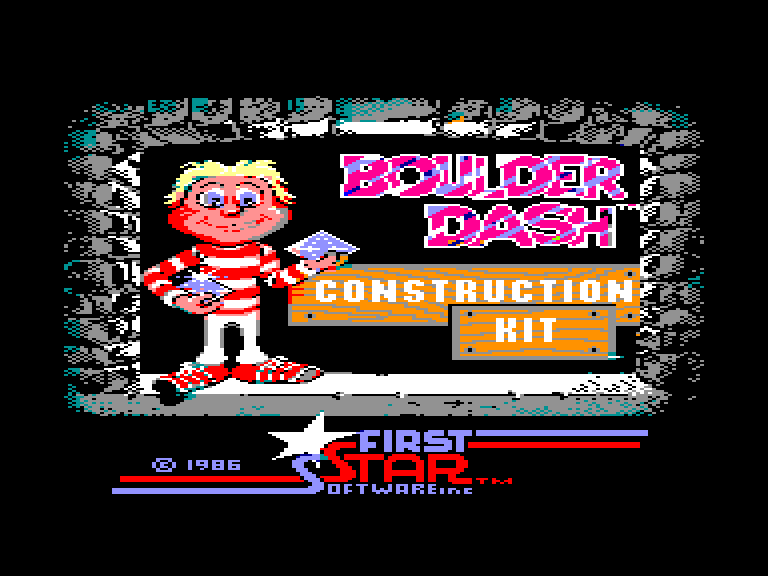 screenshot of the Amstrad CPC game Boulder Dash IV