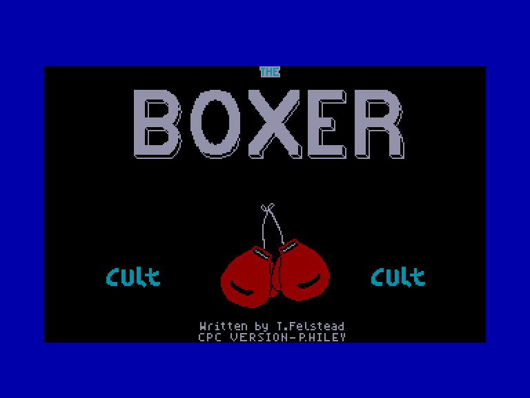 screenshot of the Amstrad CPC game Boxer (the)