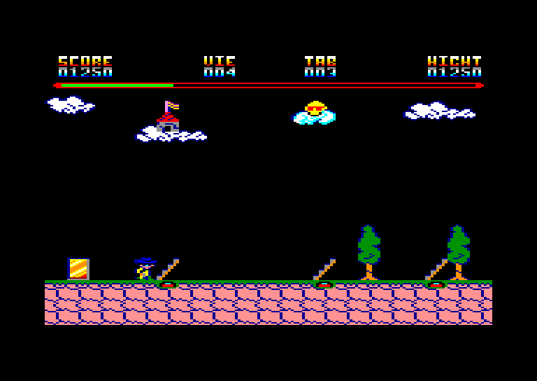 screenshot du jeu Amstrad CPC Bricoland