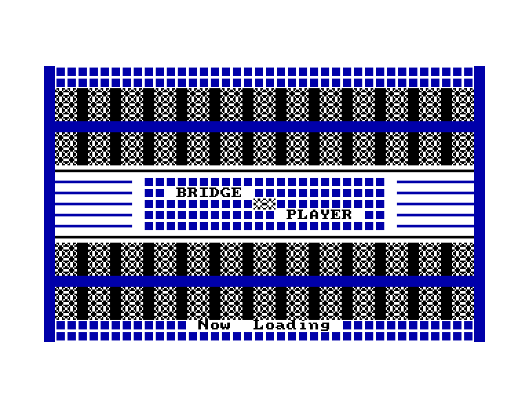 screenshot du jeu Amstrad CPC Bridge Player