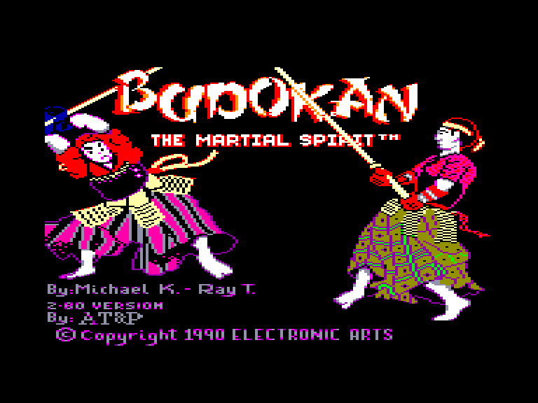 screenshot du jeu Amstrad CPC Budokan the Martial Spirit