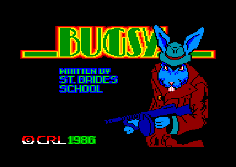 screenshot of the Amstrad CPC game Bugsy