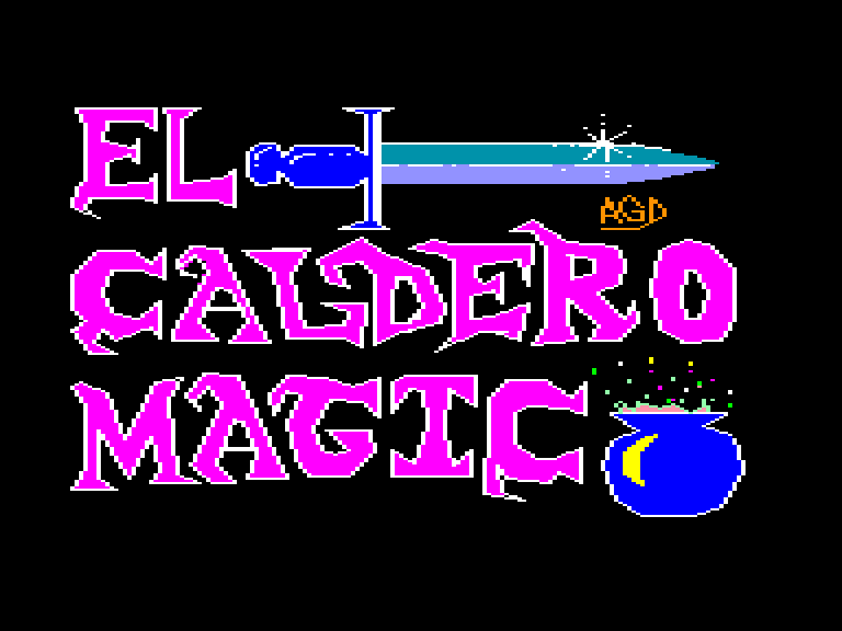 screenshot du jeu Amstrad CPC Caldero Magico (el)