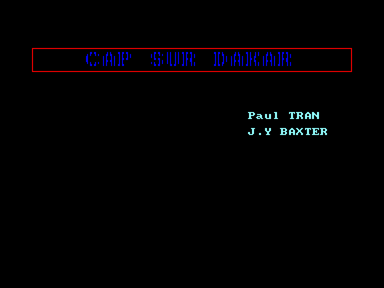 screenshot du jeu Amstrad CPC Cap sur dakar