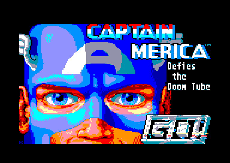 screenshot du jeu Amstrad CPC Captain america