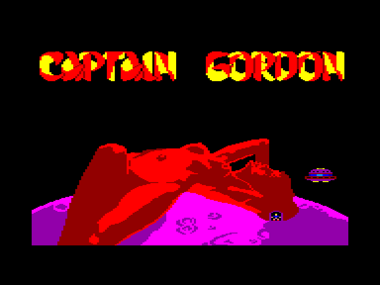 screenshot du jeu Amstrad CPC Captain Gordon