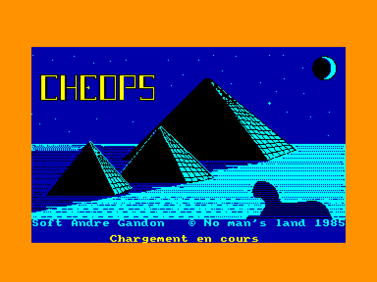 screenshot du jeu Amstrad CPC Cheops