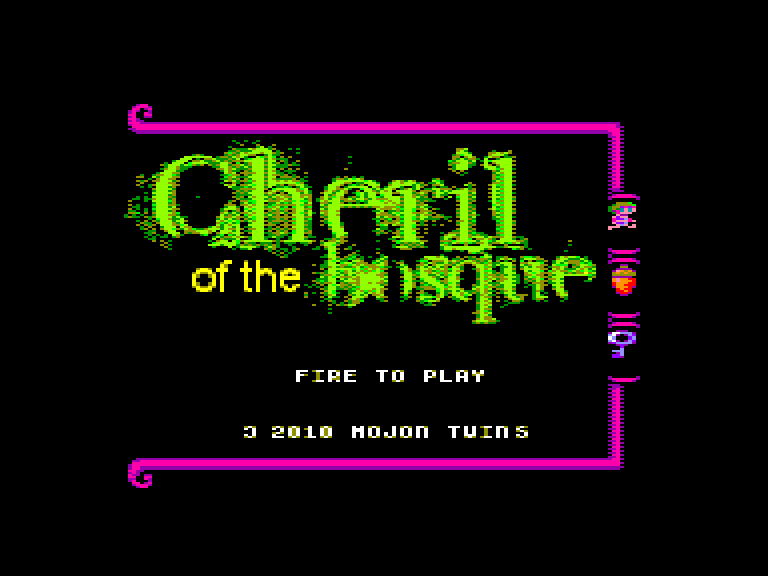 screenshot of the Amstrad CPC game Cheril Of The Bosque