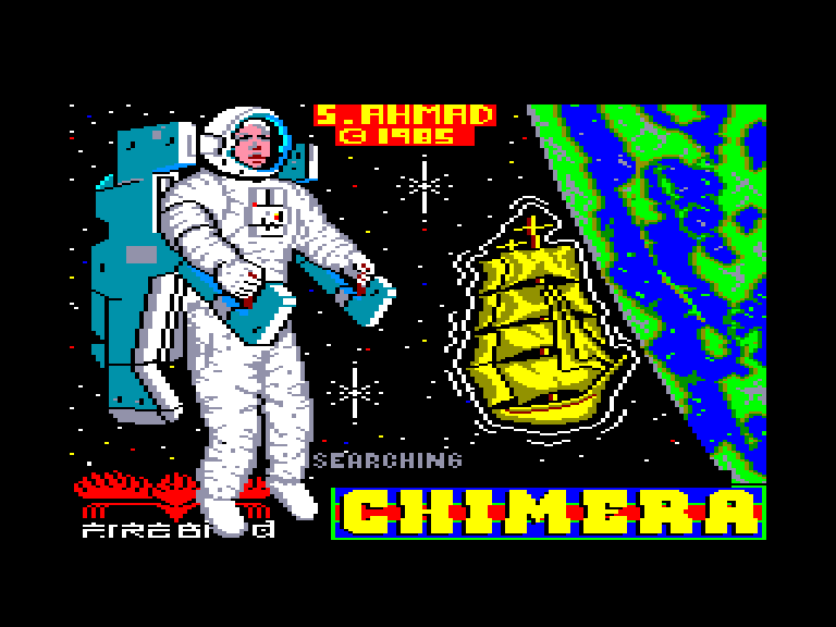 screenshot du jeu Amstrad CPC Chimera