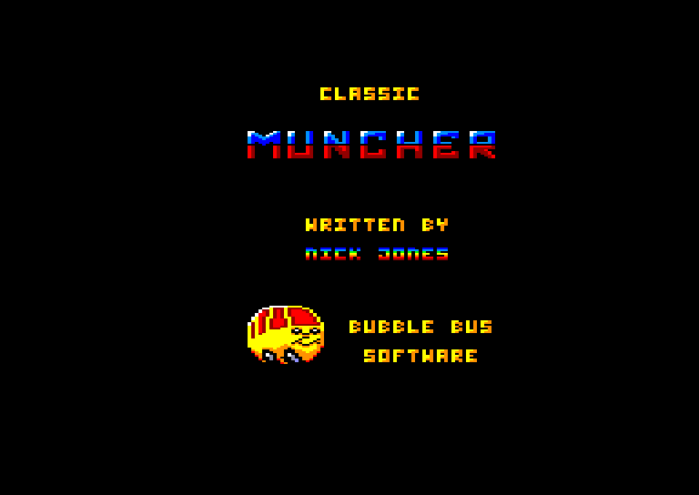 screenshot du jeu Amstrad CPC Classic muncher