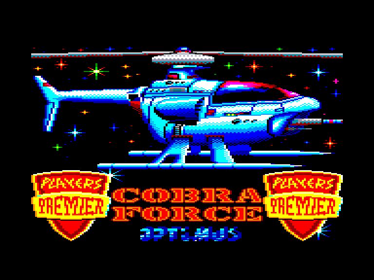 screenshot of the Amstrad CPC game Cobra Force